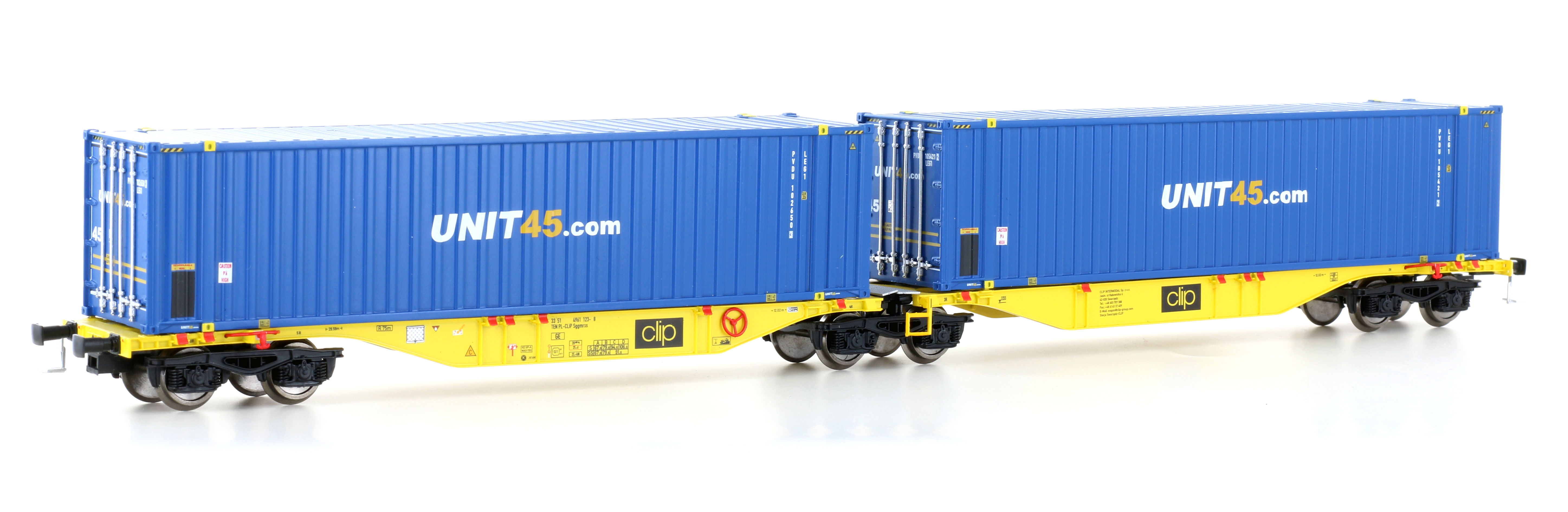 Mehano 28402 - Containerwagen Sggmrss'90 Clip, Ep.