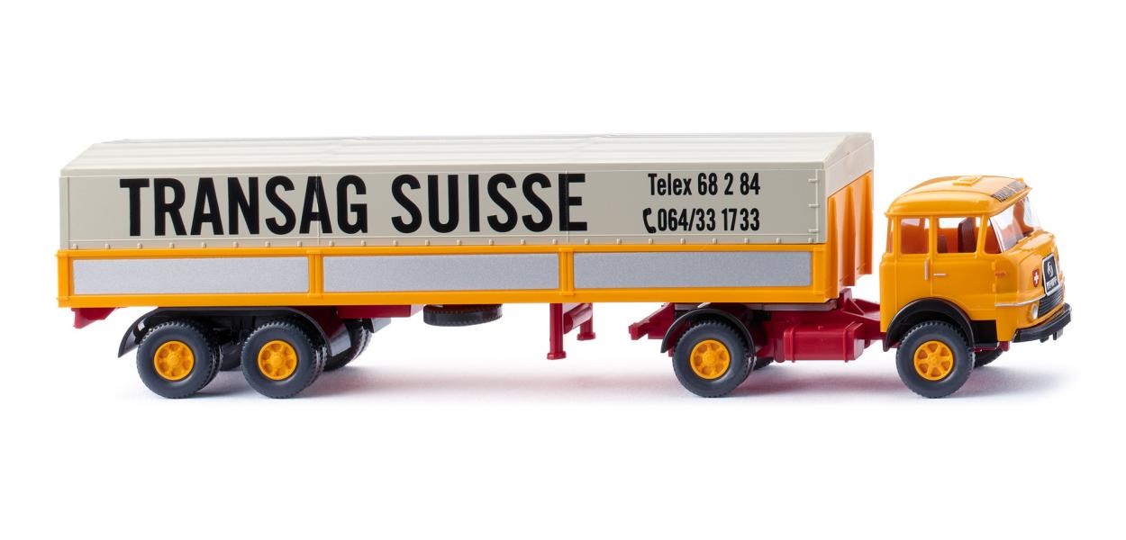 Wiking 051503 - Pritschensattelzug (Krupp 806