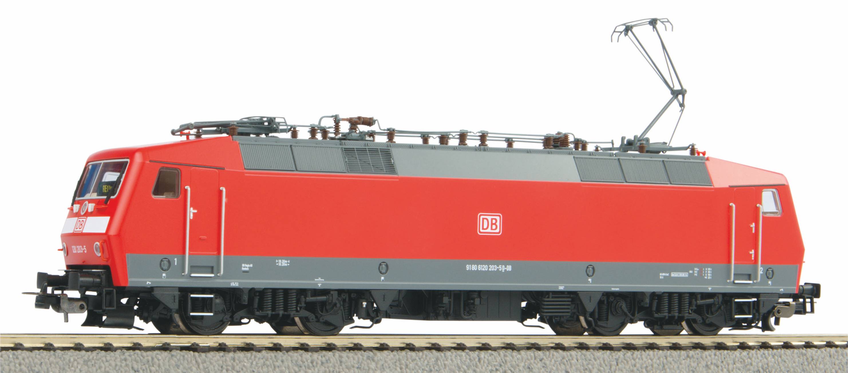 Piko 51338 - E-Lok/Sound 120 mit FIS DB AG VI + Pl