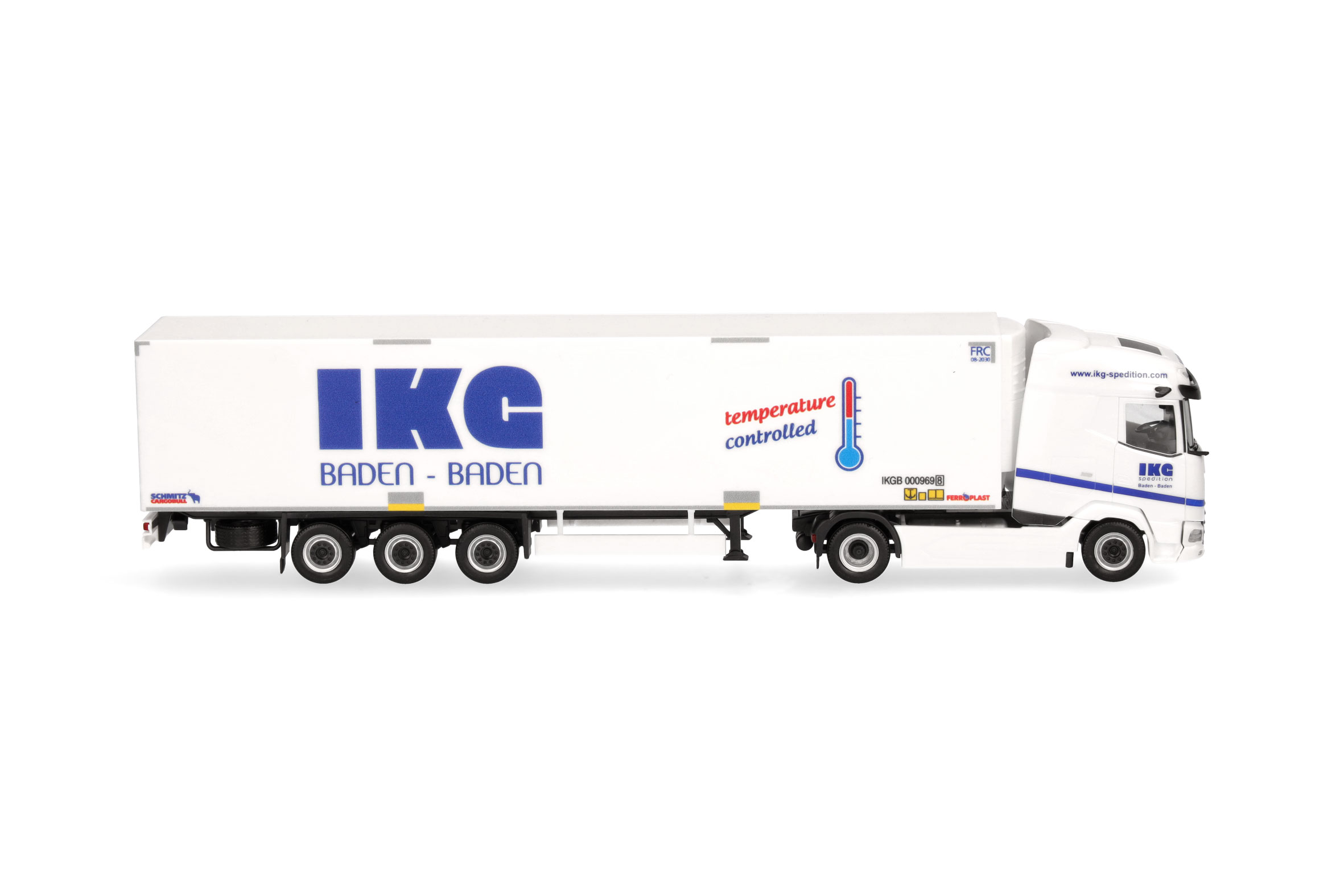 herpa 959018 - DAF XG KüKo-SZ IKG Spedition