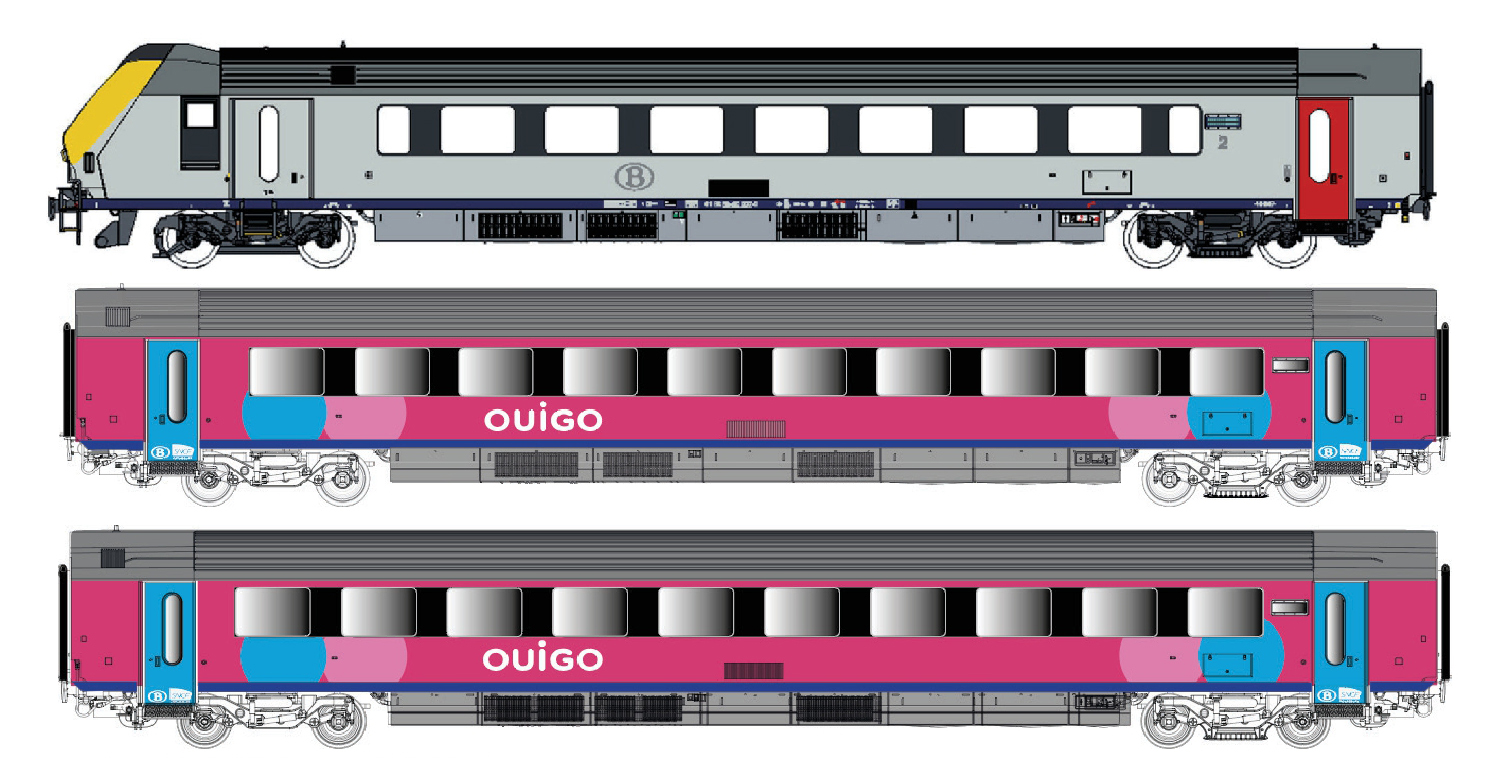 LS Models LS43057DC - 3er Set Personenwagen I11 m.