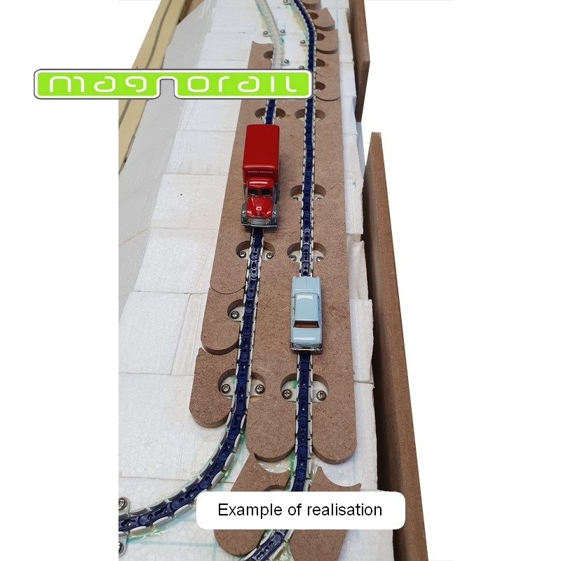 Magnorail SO-14 - Gleisabdeckungshalter 60cm Doppe