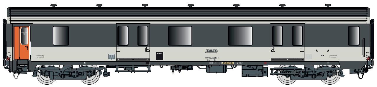LS Models LS31235 - Packwagen MC76 Dd2s SNCF, Ep.I