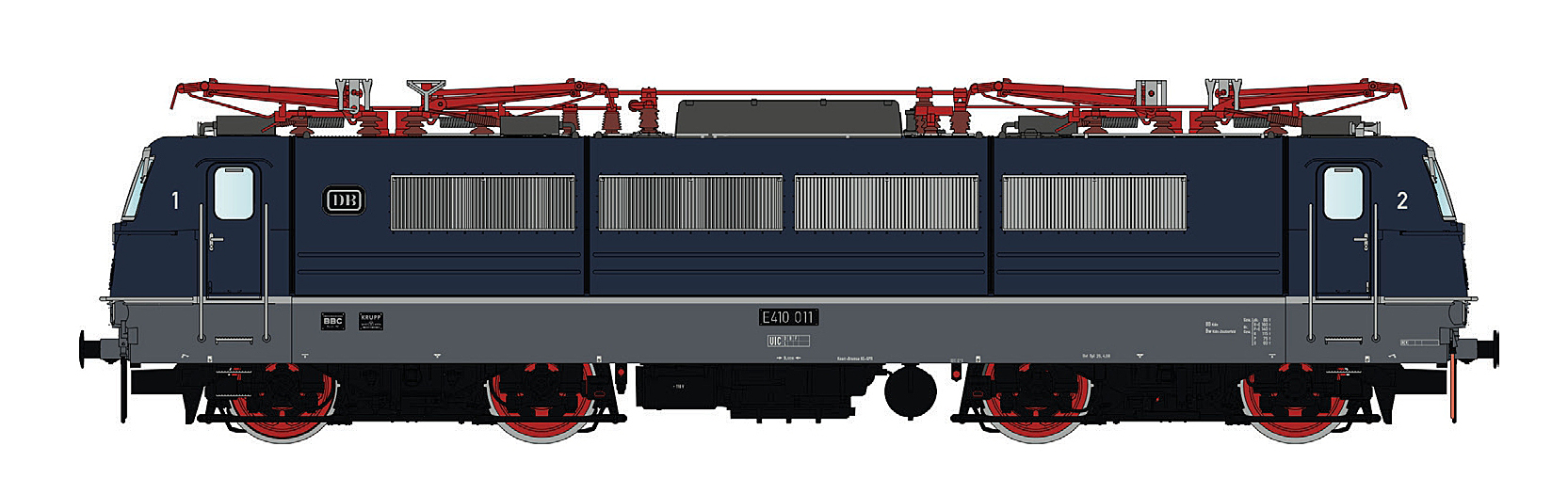 LS Models LS16522 - E-Lok E 410 011 DB, Ep.IIIc, A