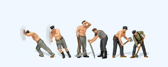 Preiser 10813 - Gleisbauarbeiter. Epoche II / III