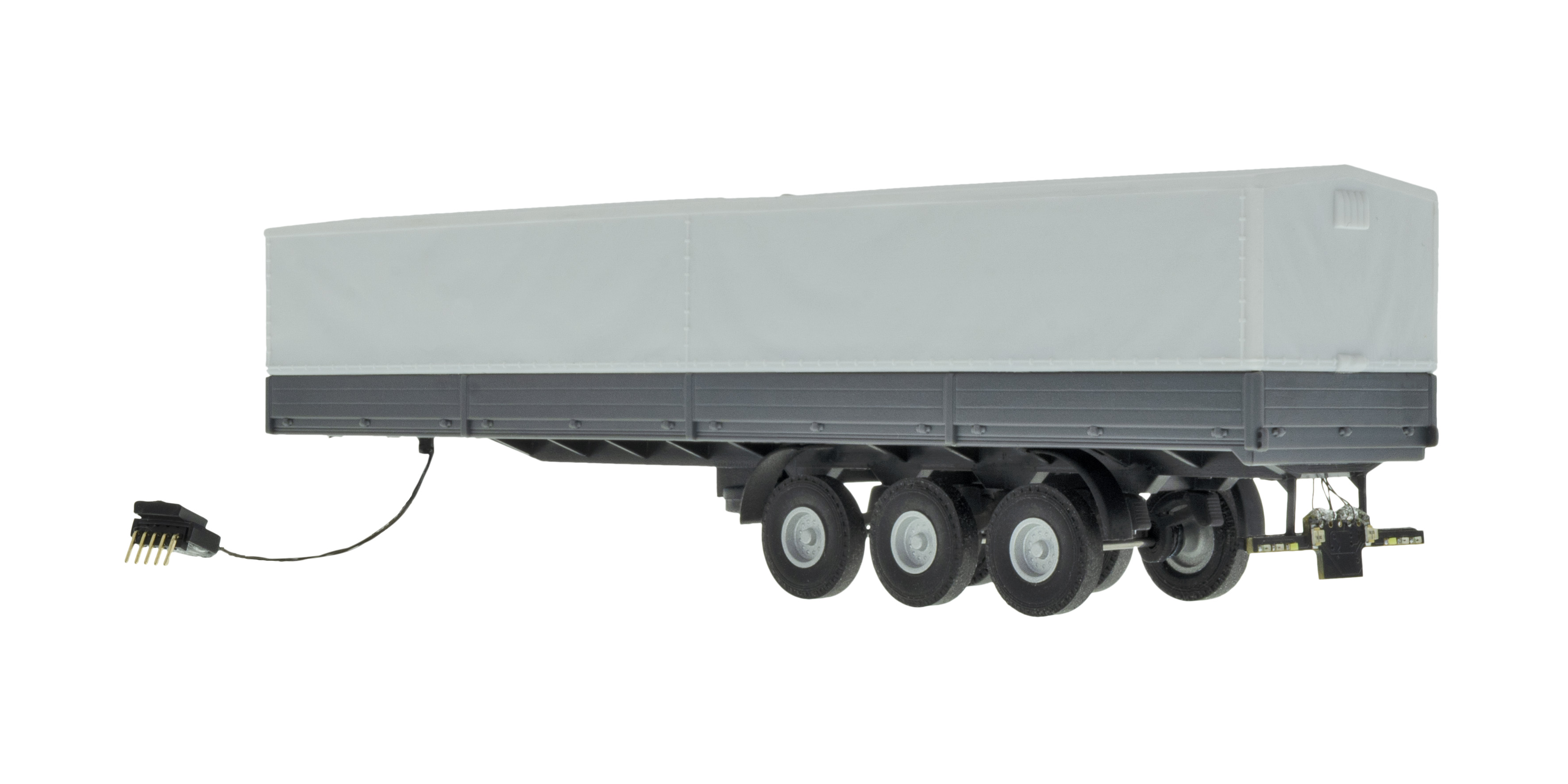 Viessmann 8227 - H0 3-achs Planensattelaufl.