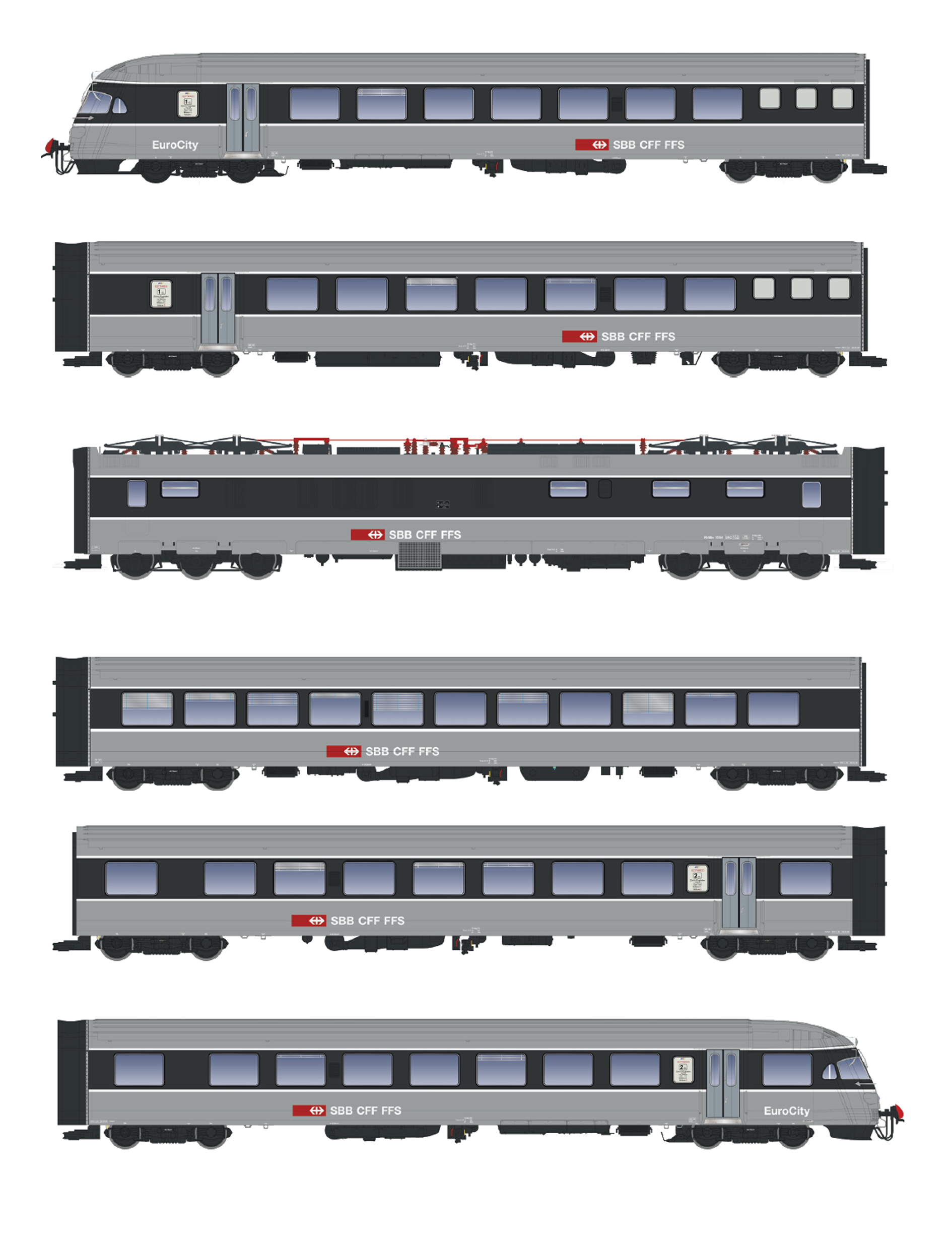 LS Models LS17525 - Triebzug RAe TEE II Gottardo,
