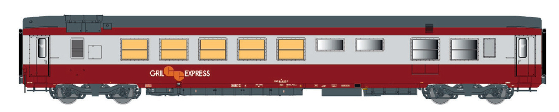 LS Models LS40107 - Speisewagen Gril Express GE SN