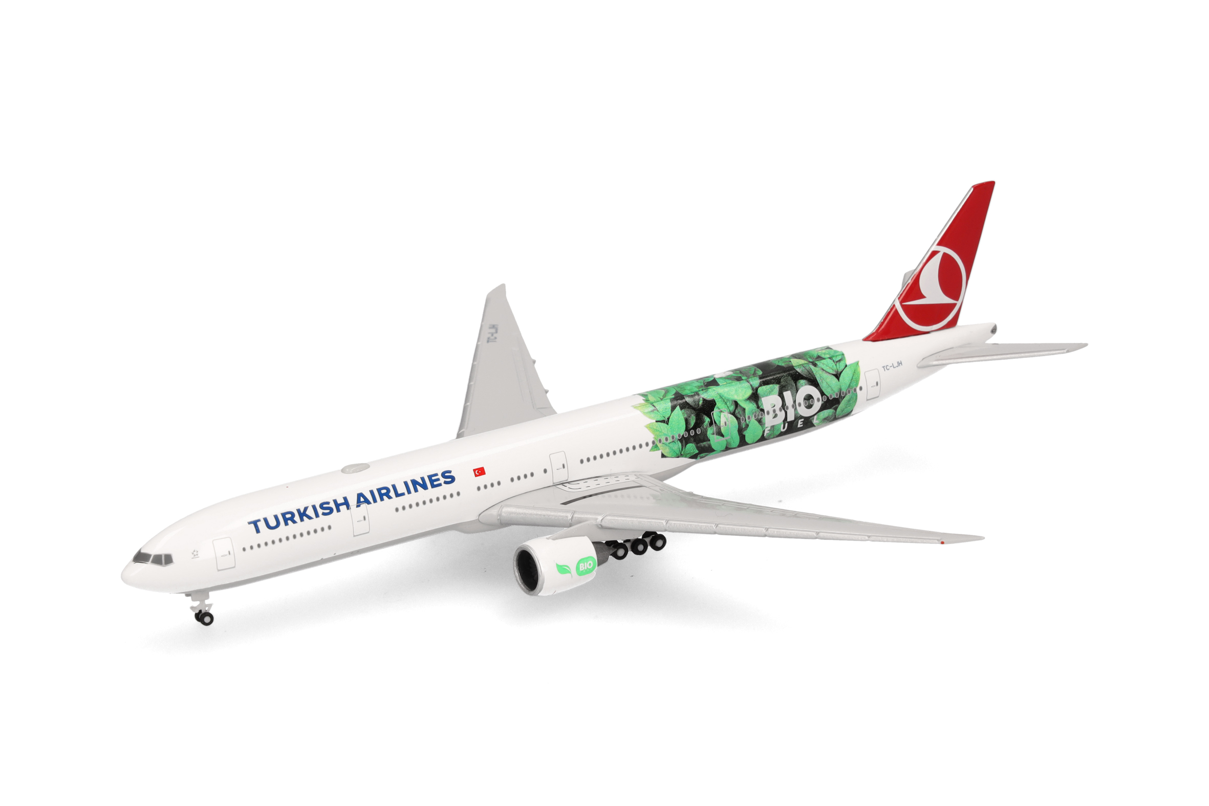 herpa 538442 - B777-300ER Turkish Bio Fuel