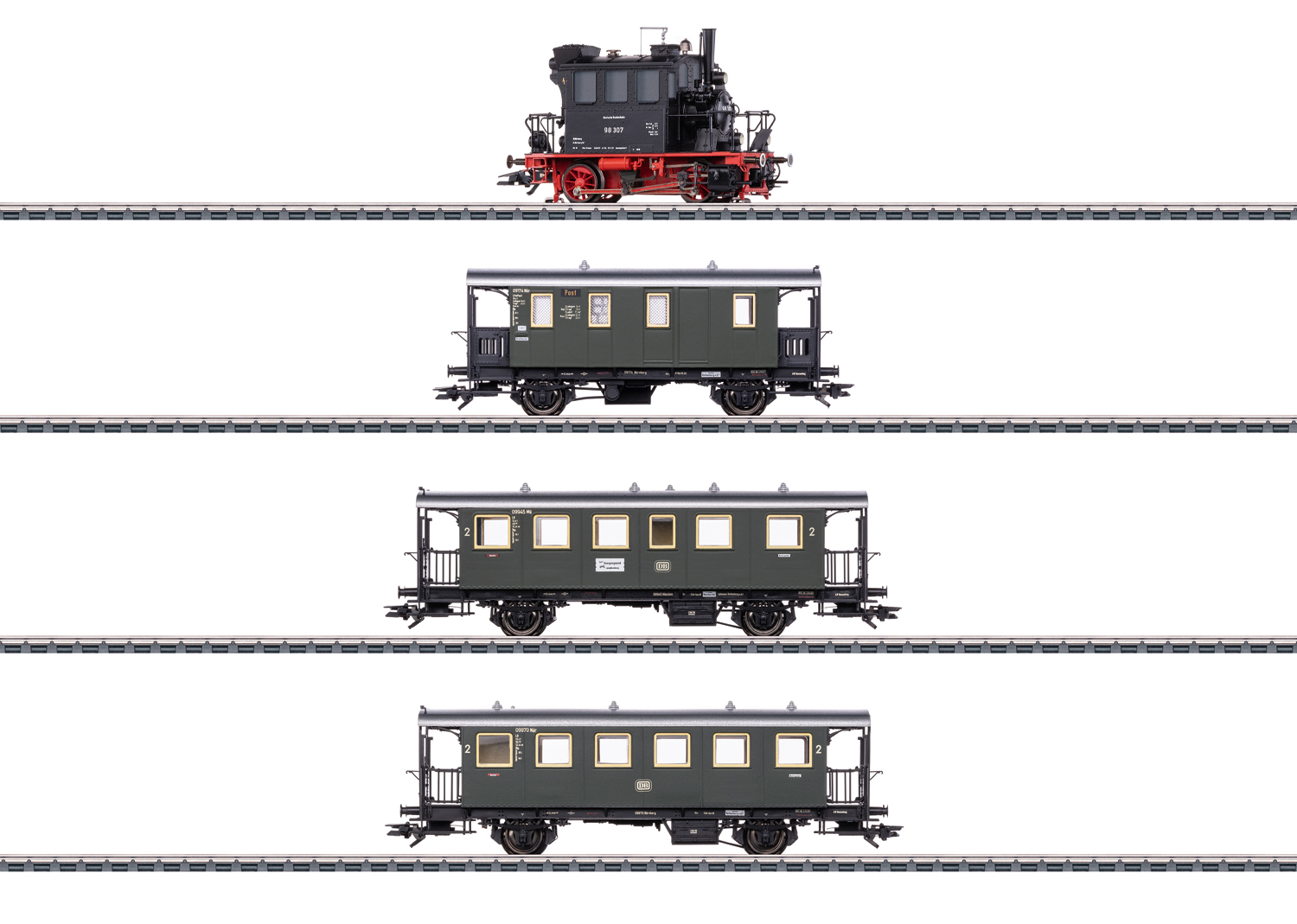Märklin 26619 - Zugpackung Spalter 98 307