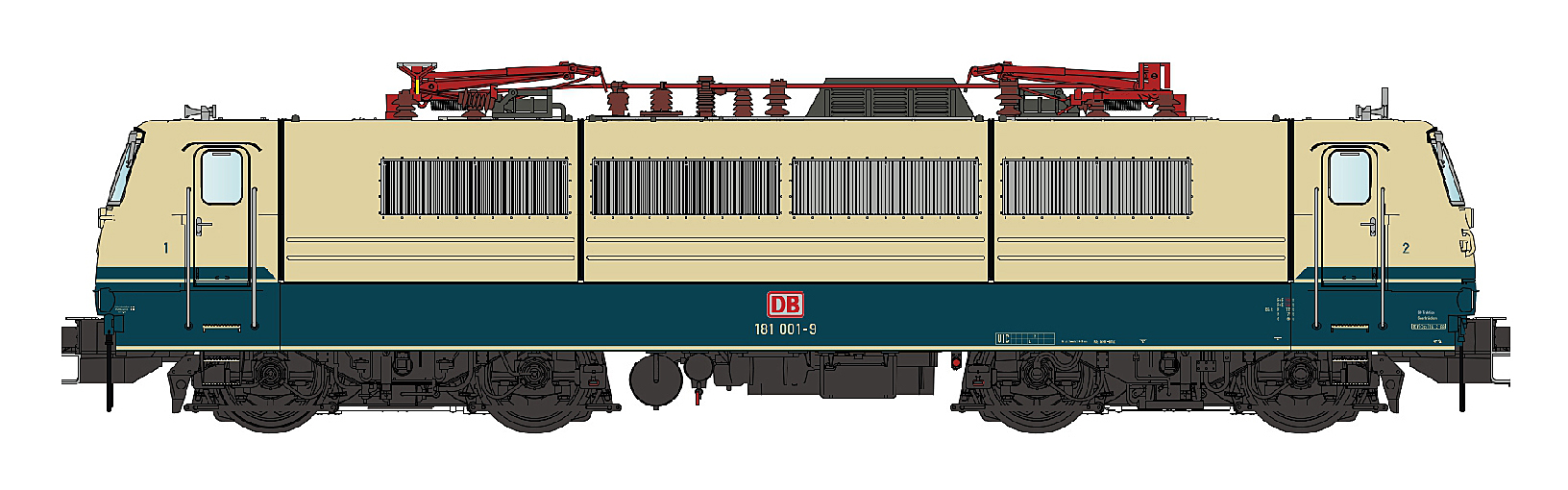 LS Models LS16029S - E-Lok BR 181 001 DBAG, Ep.Vb,