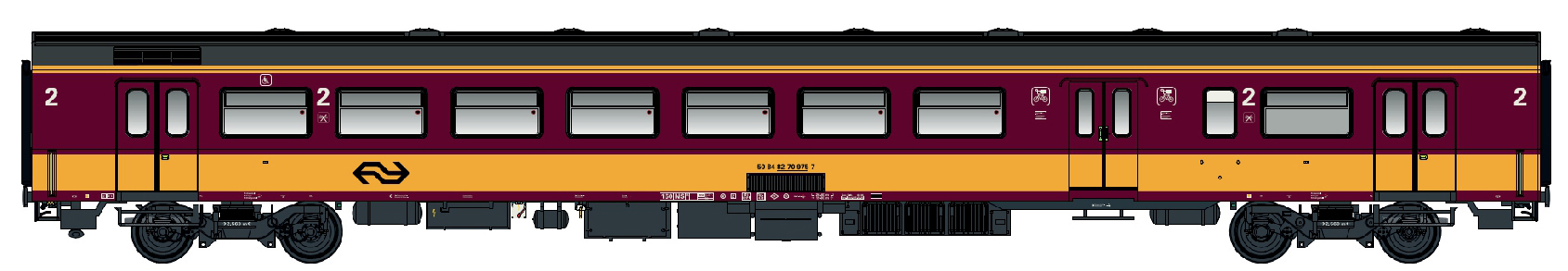 LS Models LS44265 - Personenwagen ICR 2.Kl. BKD NS