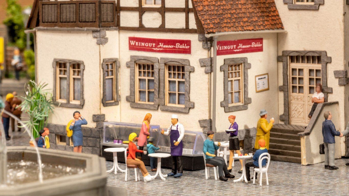 NOCH 16245 - Figuren-Themenwelt "Cafe"
