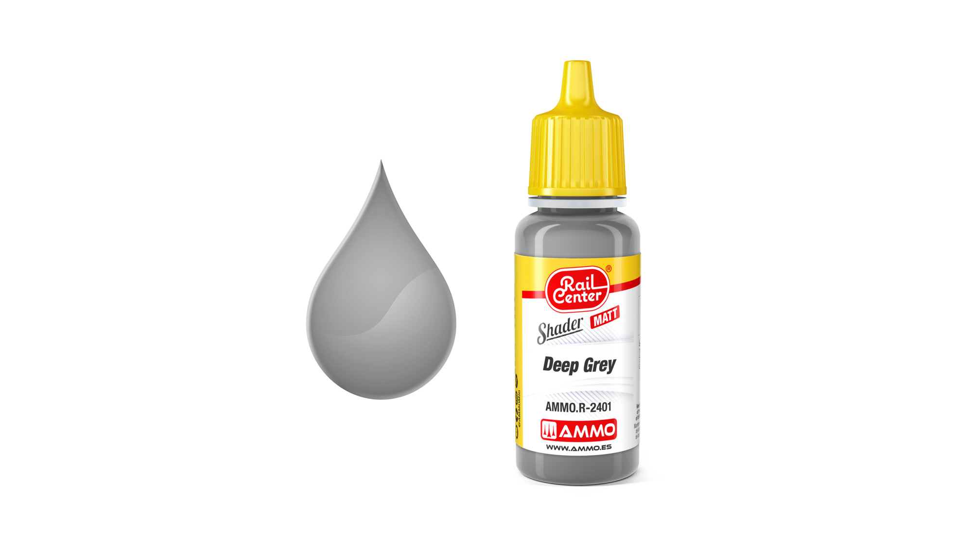 AMMO.R-2401 - Dunkelgrau, matt, Shader