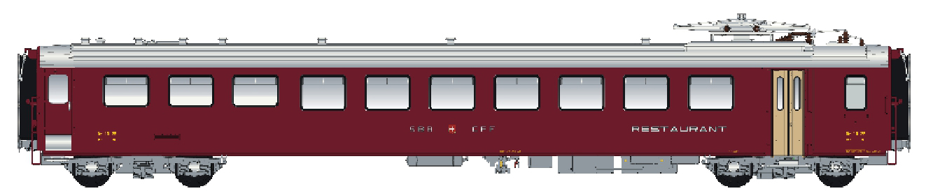 LS Models LS47259AC - Speisewagen EW I Dr4 SBB, Ep