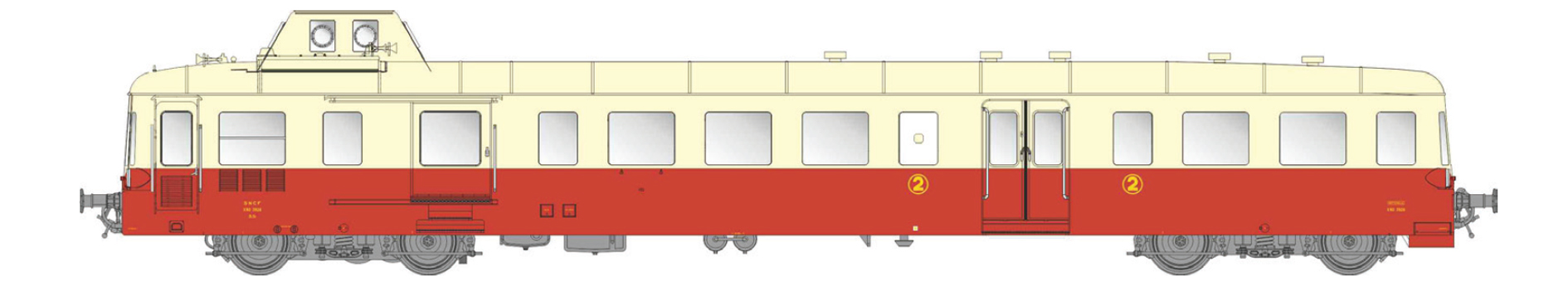 LS Models LS10616 - Triebwagen X3800 (3932) SNCF,