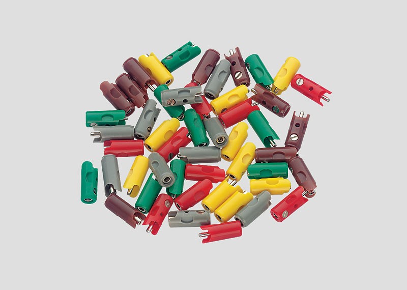 Märklin 71416 - Stecker grau(Inh.10 St.)