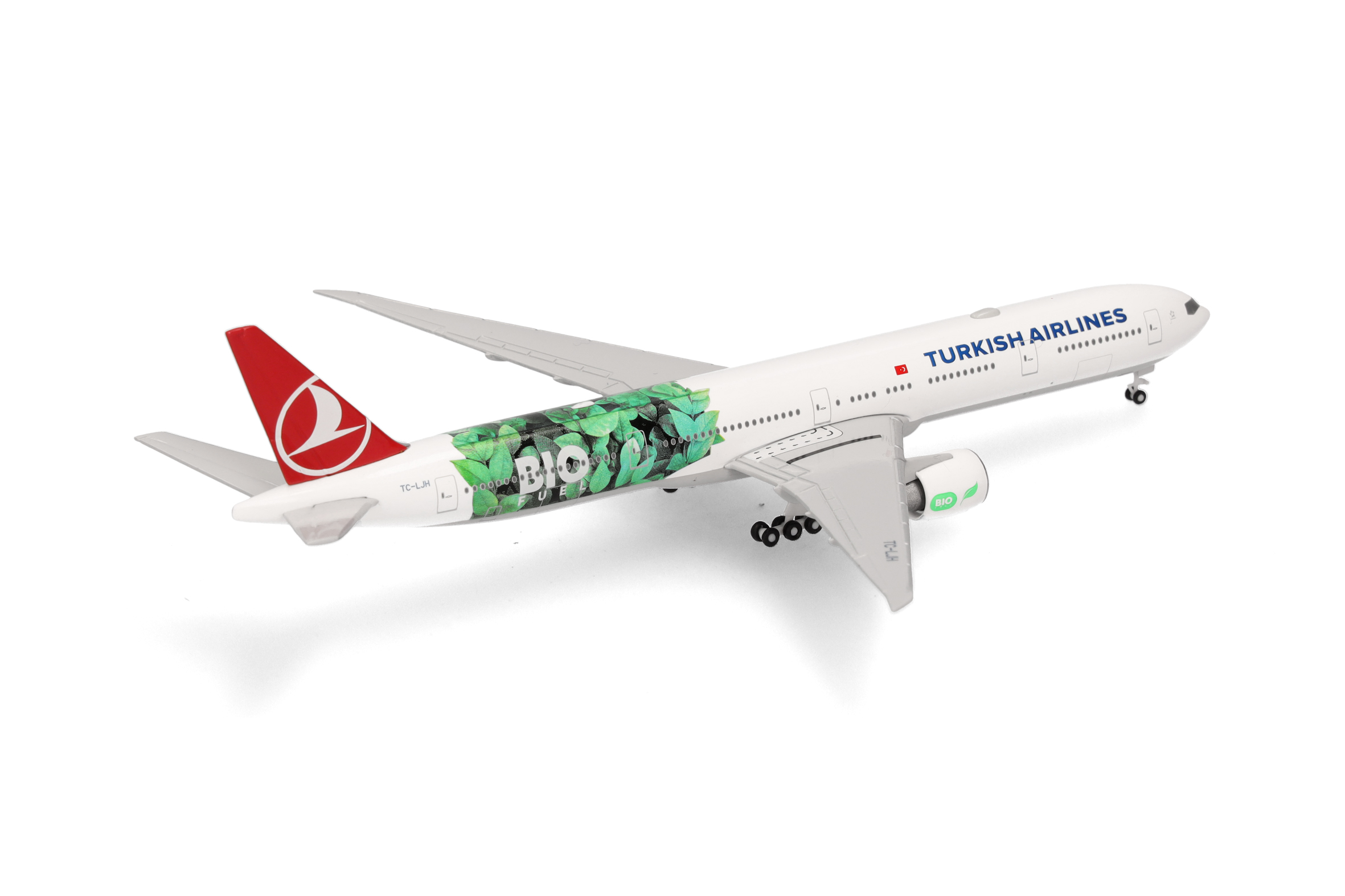 herpa 538442 - B777-300ER Turkish Bio Fuel