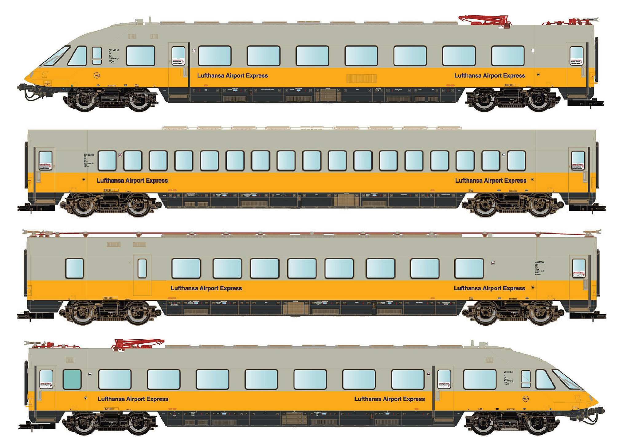 LS Models LS16506S - Triebzug ET 403, 4-tlg. DB/LH