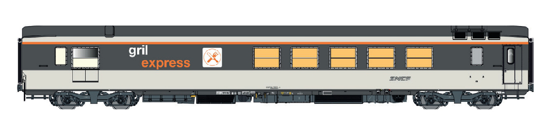 LS Models LS40146 - Speisewagen Gril Express GE SN