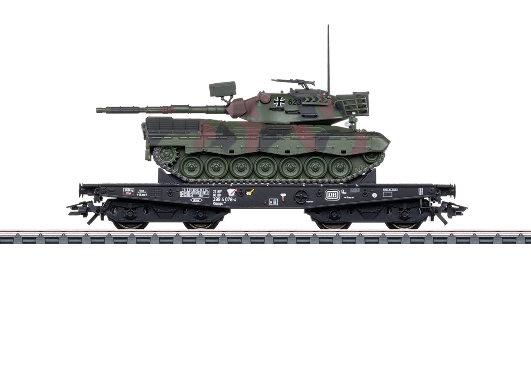 Märklin 48878 - Schwerlast Rlmmps Leo 1A1