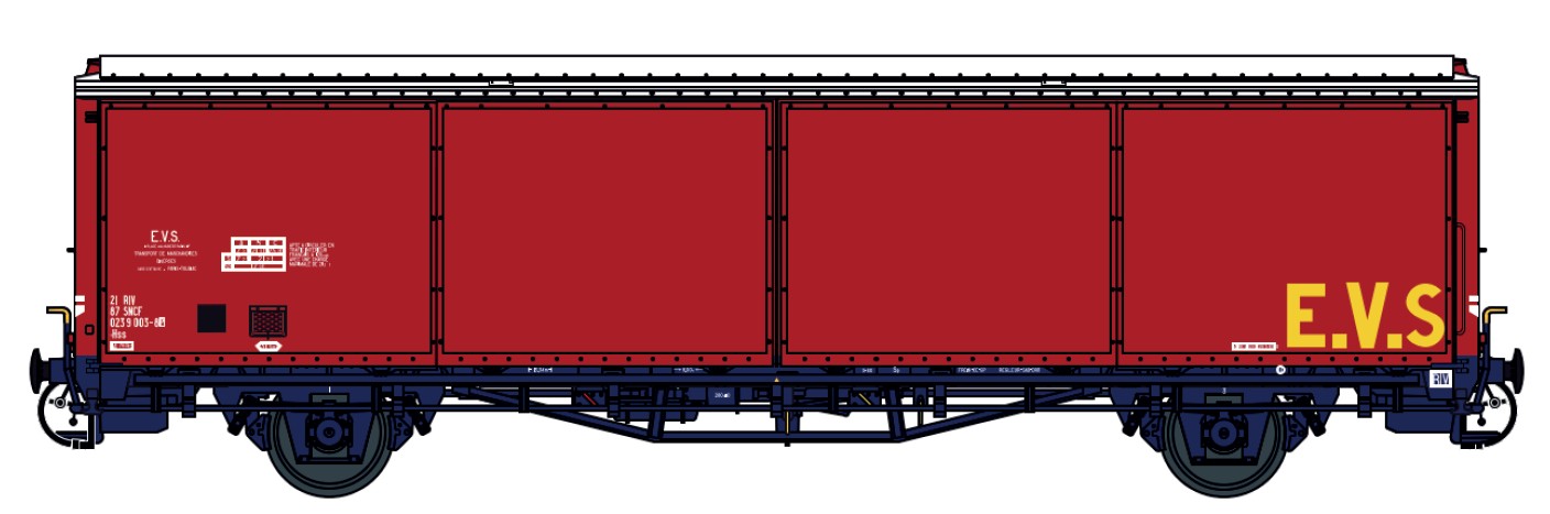 LS Models LS30691 - Schiebewandwagen IK SNCF/EVS,
