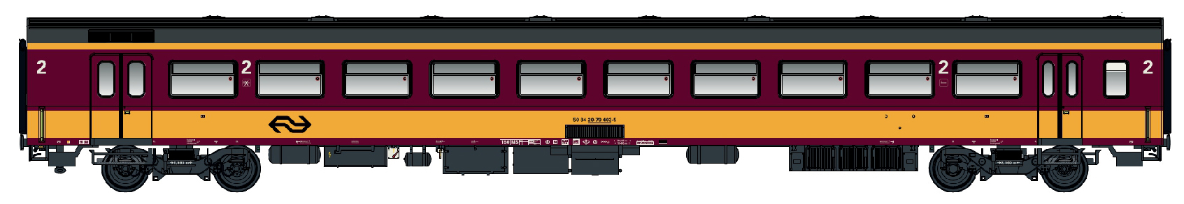 LS Models LS44264 - Personenwagen ICR 2.Kl. B10 NS