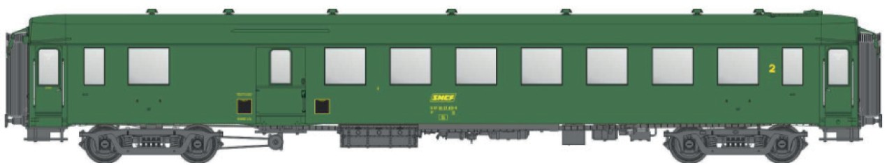 Models World MW40961 - Halbgepäckwagen OCEM B5Dd,
