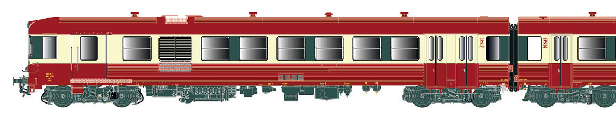 LS Models LS11522S - Triebzug X 4750, 2-tlg. SNCF,