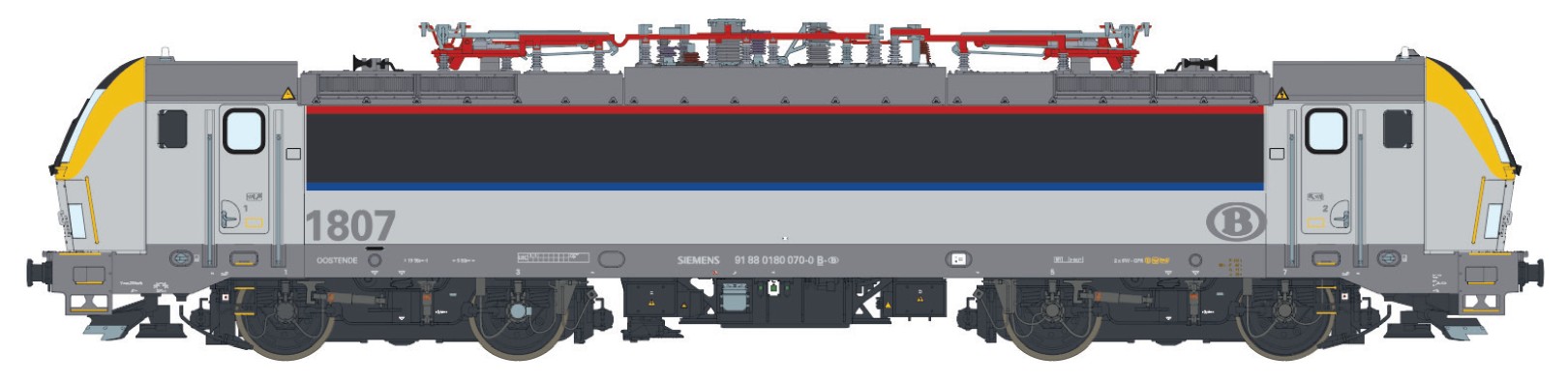 LS Models LS12210S - E-Lok HLE 18 (1807) SNCB, Ep.
