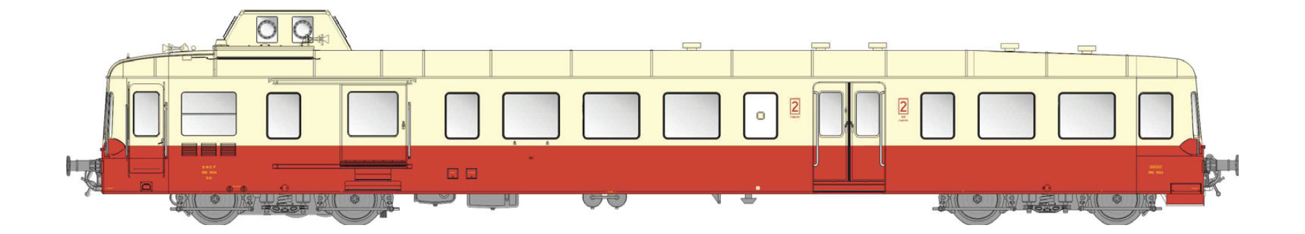 LS Models LS10118S - Triebwagen X3800 (3801) SNCF,