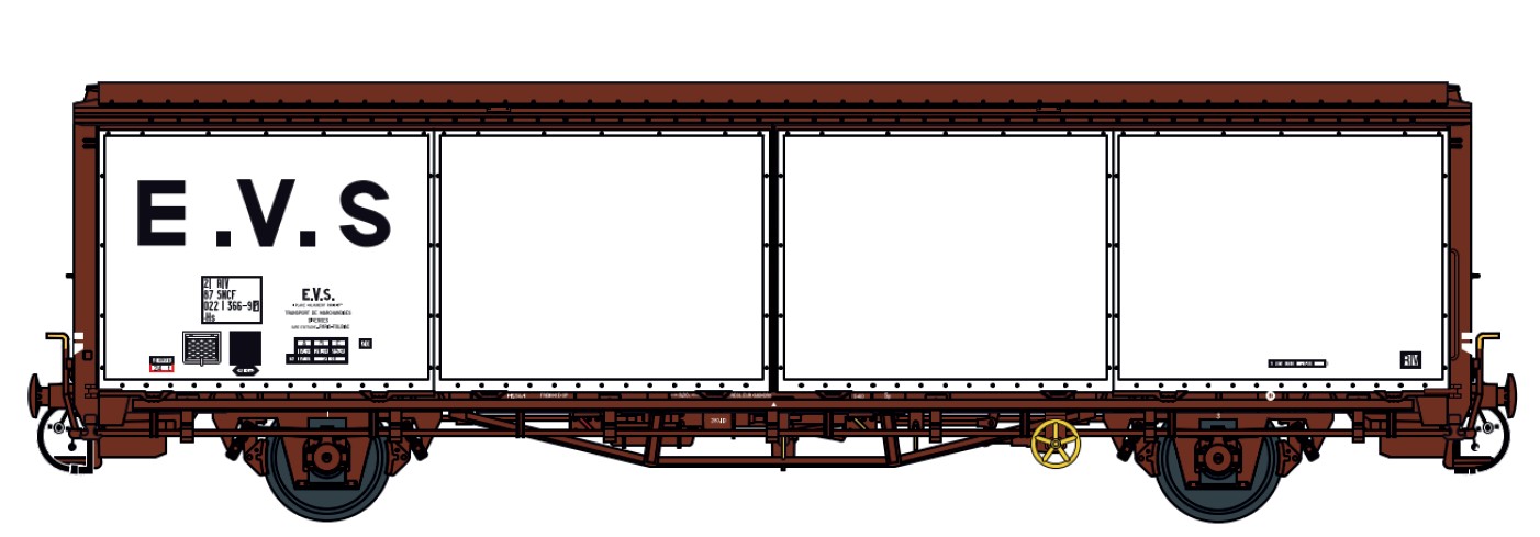 LS Models LS30690 - Schiebewandwagen IK SNCF/EVS,