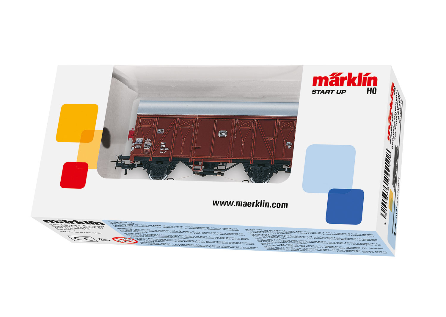 Märklin 4411 - Ged. Güterwagen DB