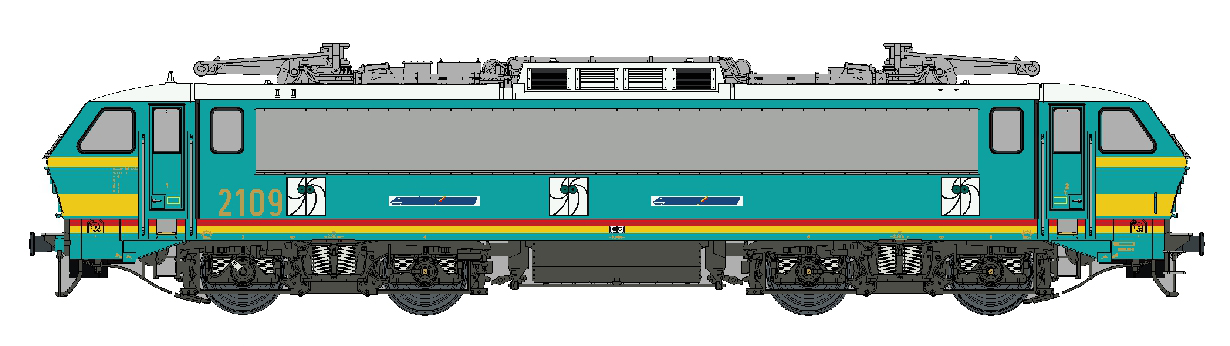LS Models LS12581ACS - E-Lok HLE 21 SNCB, Ep.Vb, A