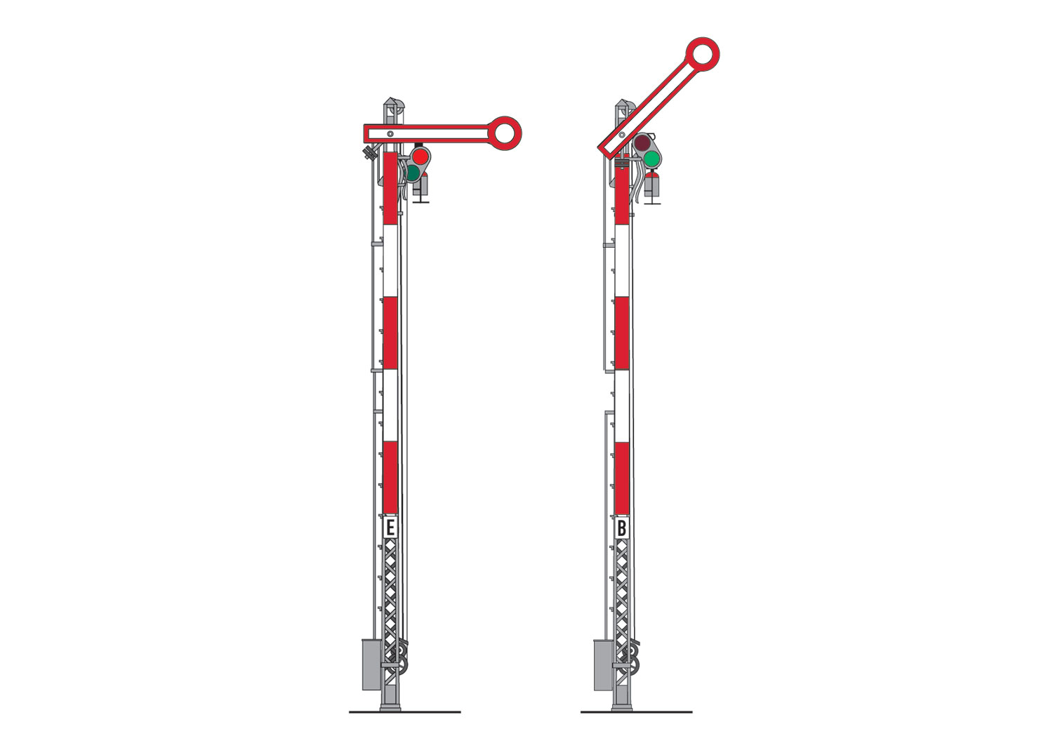 Märklin 70392 - Form-Hauptsignal (Gittermast)