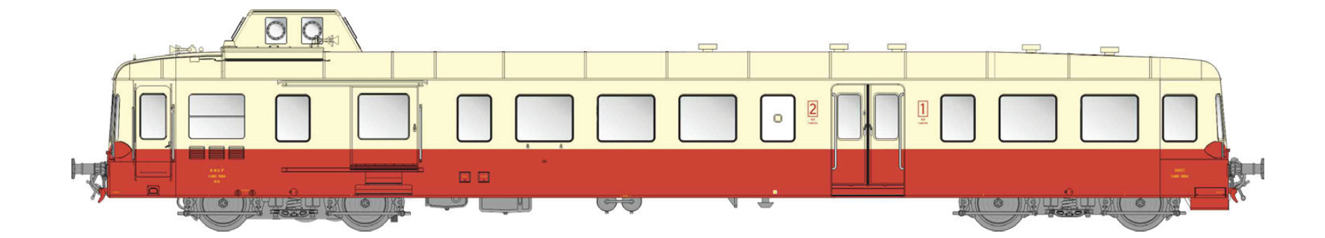 LS Models LS10617 - Triebwagen X3800 (3926) SNCF,