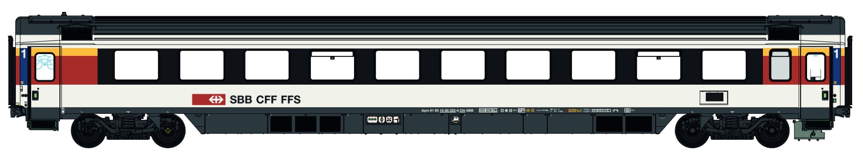 LS Models LS47388 - EC Personenwagen, 1.Kl. Apm SB
