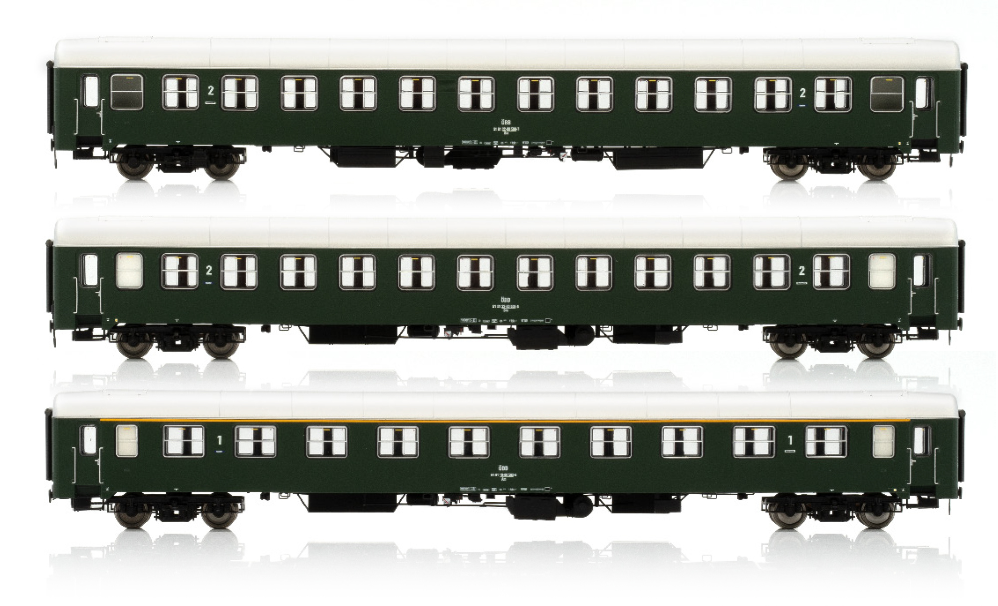 Jägerndorfer JC90500 - 3er Set UIC-X Personenwagen