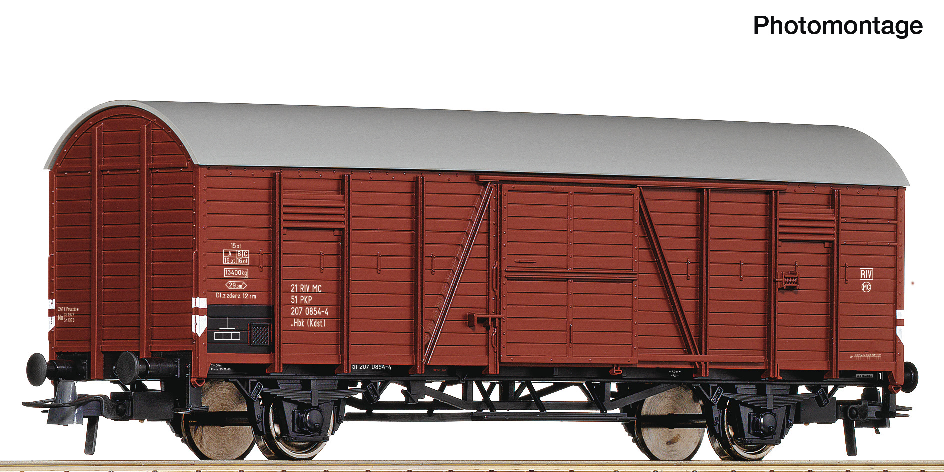 Roco 6600187 - Gedeckter Güterwagen PKP