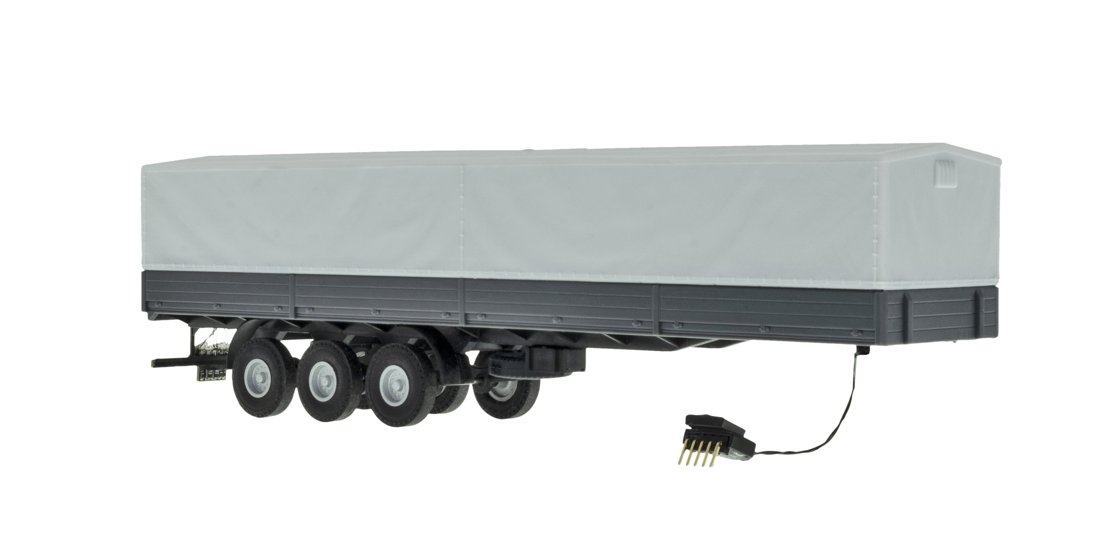 Viessmann 8227 - H0 3-achs Planensattelaufl.