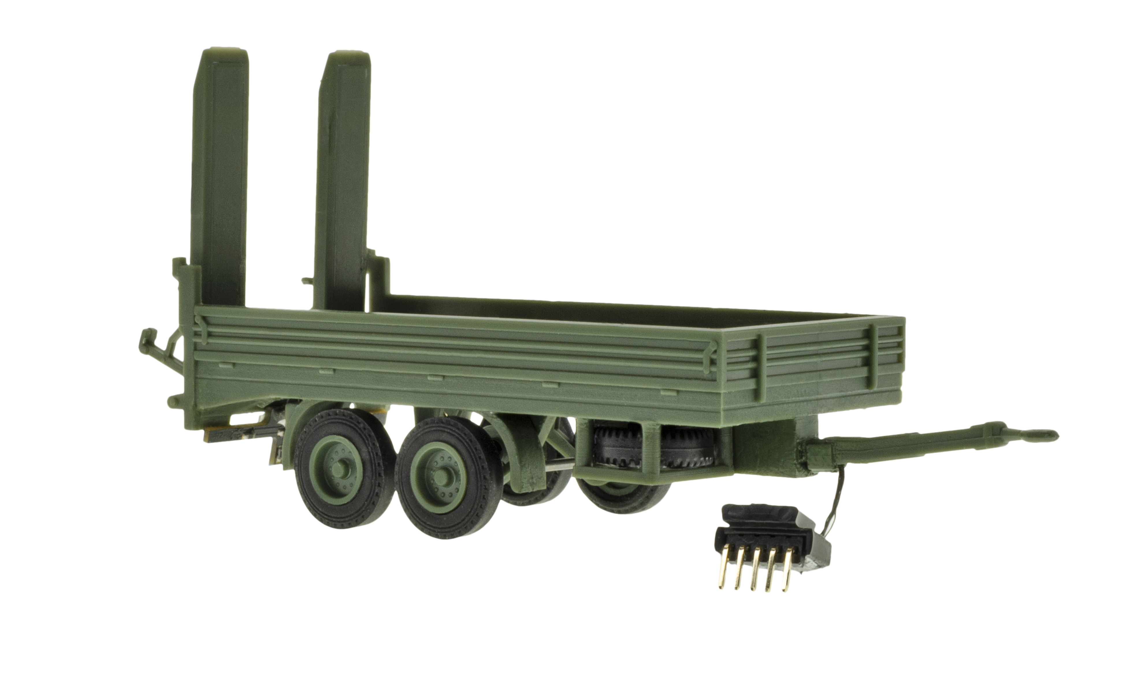 Viessmann 8220 - H0 Tandem Tieflader, Militär