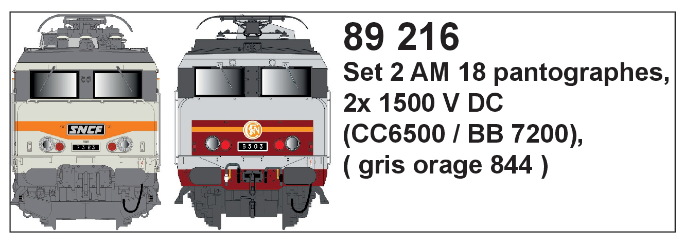 LS Models LS89216 - 2er Set Stromabnehmer AM18 (CC