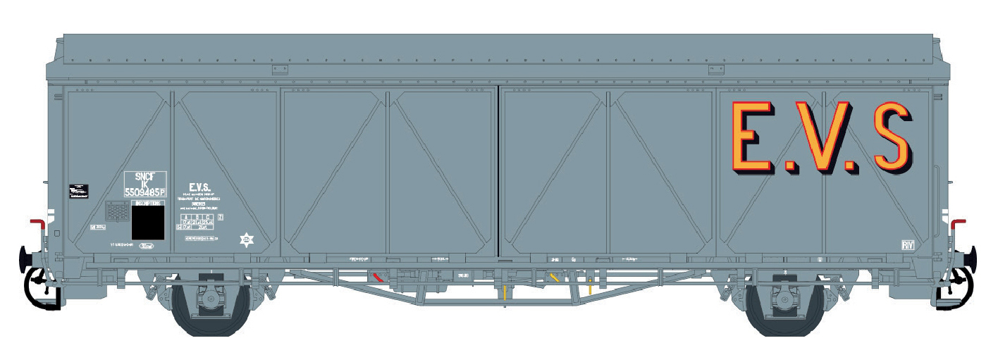 LS Models LS30682 - Schiebewandwagen IK SNCF/EVS,