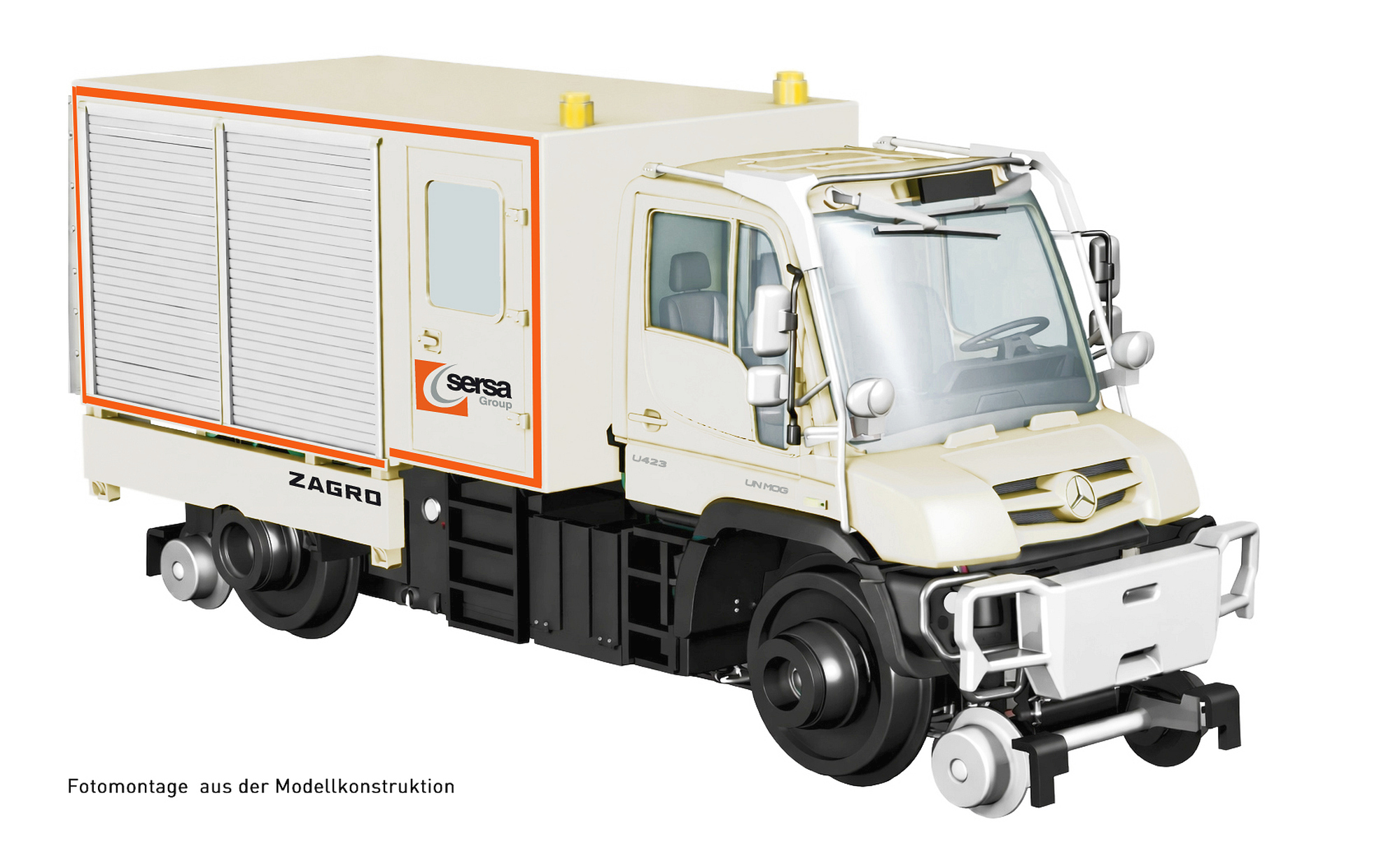 Hobbytrain H43202 - Zweiwege Unimog U423 Sersa, Ep