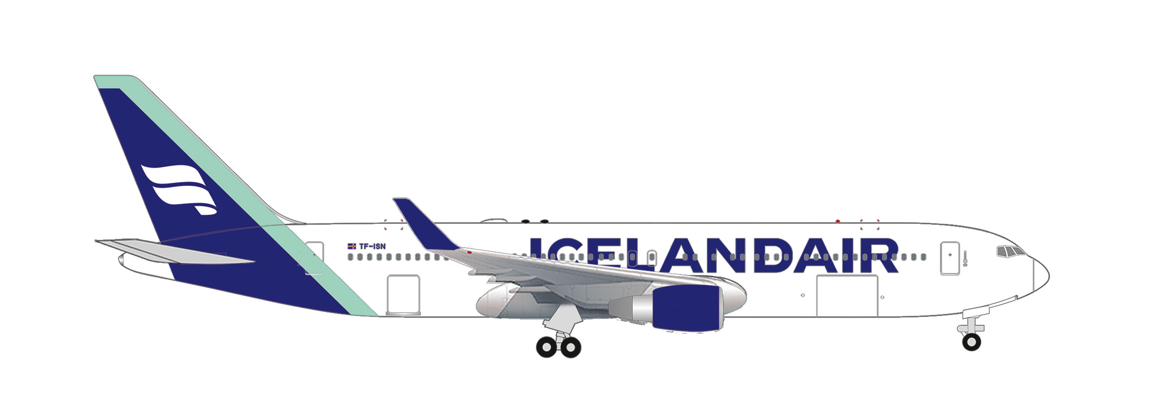 herpa 539241 - B767-300 Icelandair Borreal