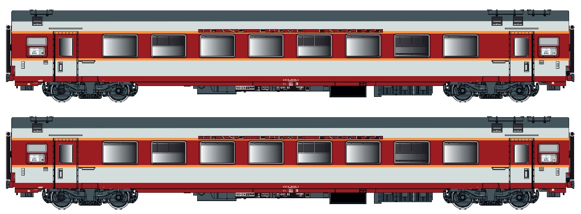 LS Models LS40078DC - 2er Set GC Personenwagen A8u