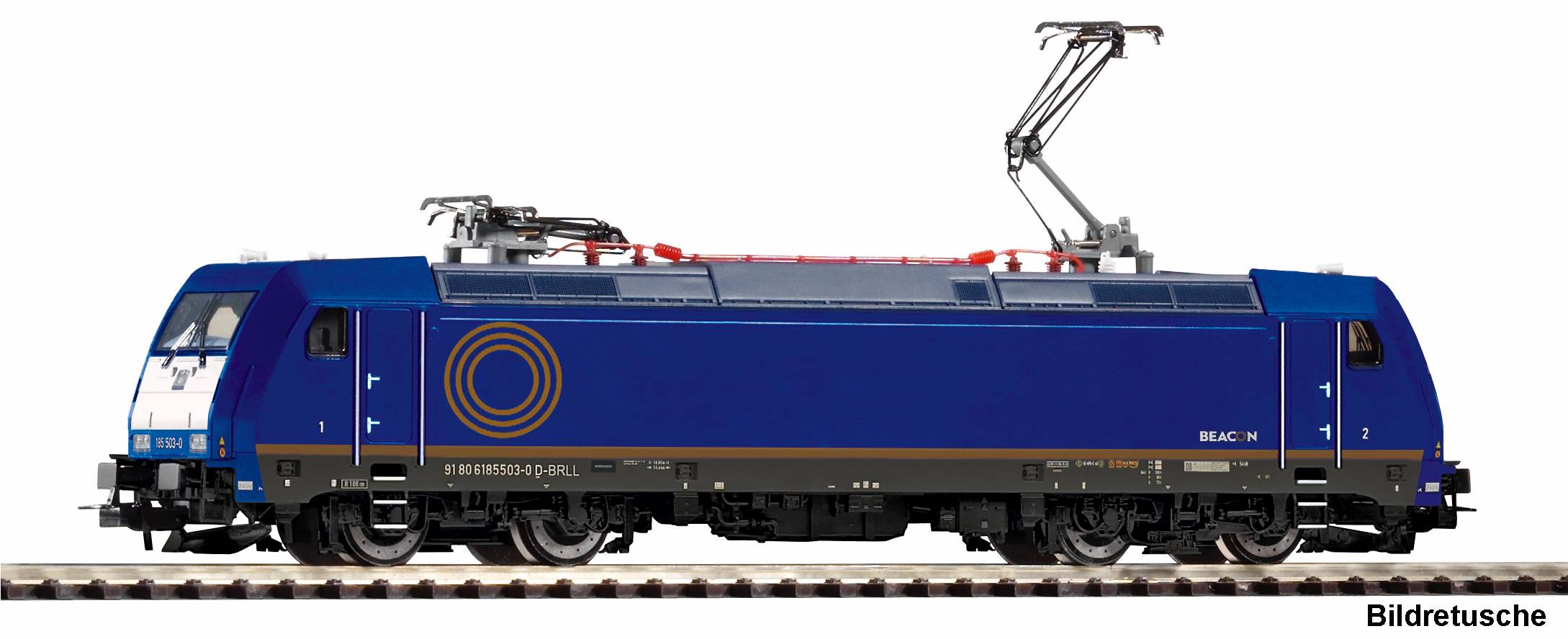Piko 57870 - Elektrolok BR 185 blau Beacon VI + DS