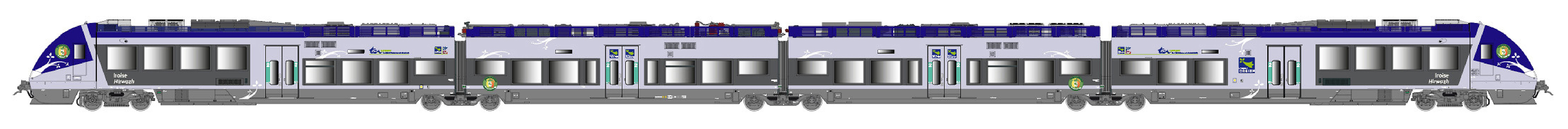 LS Models LS10897S - Triebzug AGC 4, 4-tlg. SNCF,