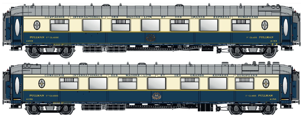 LS Models LS49180 - 2er Set Pullman Salonwagen WP+