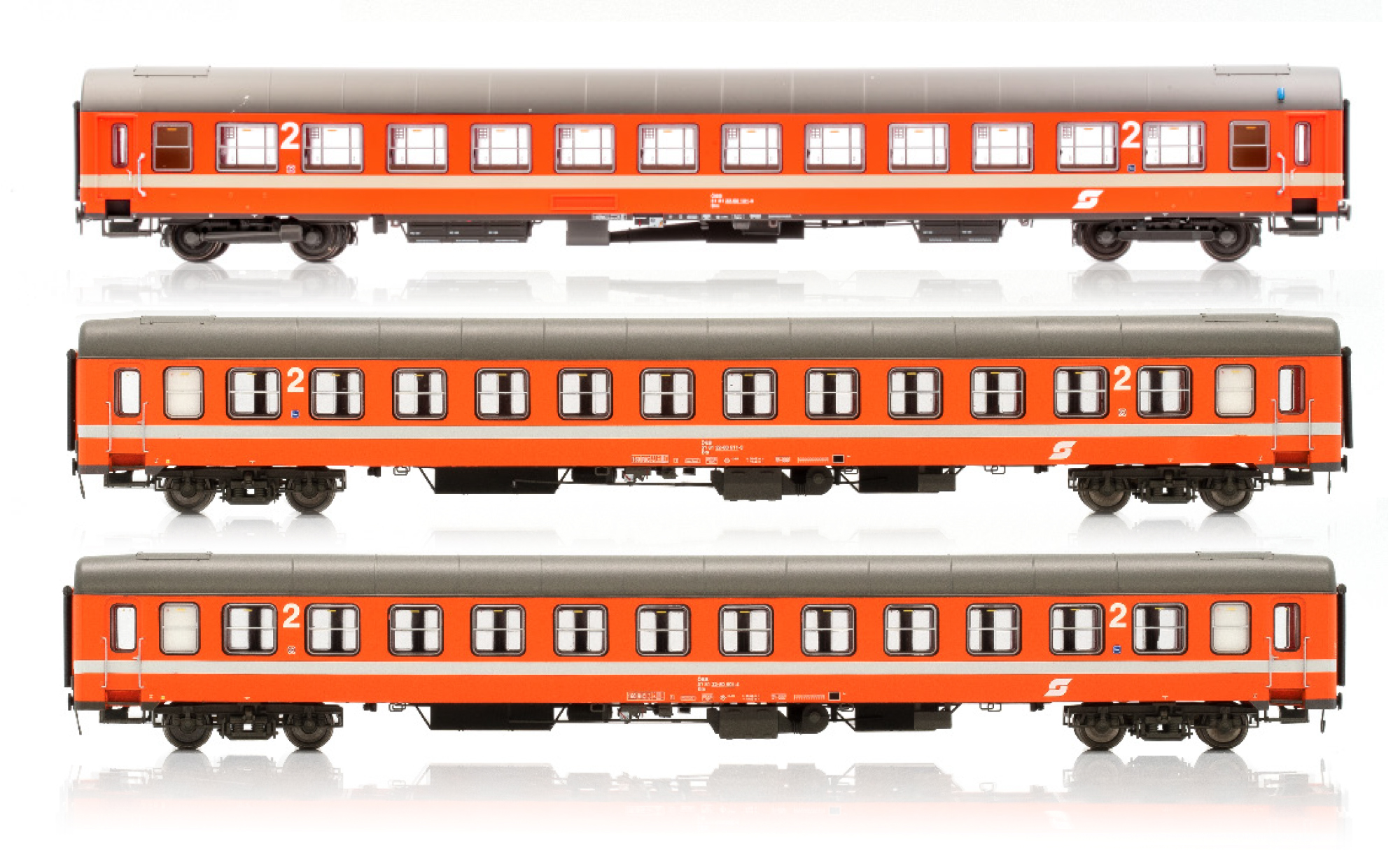 Jägerndorfer JC90504 - 3er Set UIC-X Personenwagen